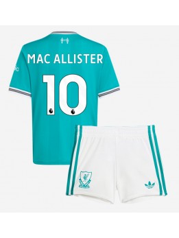 Liverpool Alexis Mac Allister #10 Dječji Rezervni Dres kompleti 2025-26 Kratak Rukavima (+ kratke hlače)